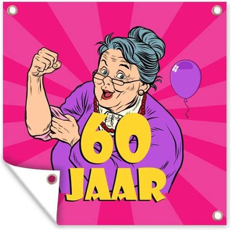 spandoek 60 jaar vrouw|Verjaardag 60 Goud